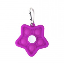 Star Spinning Top Fidget Toys Keychain
